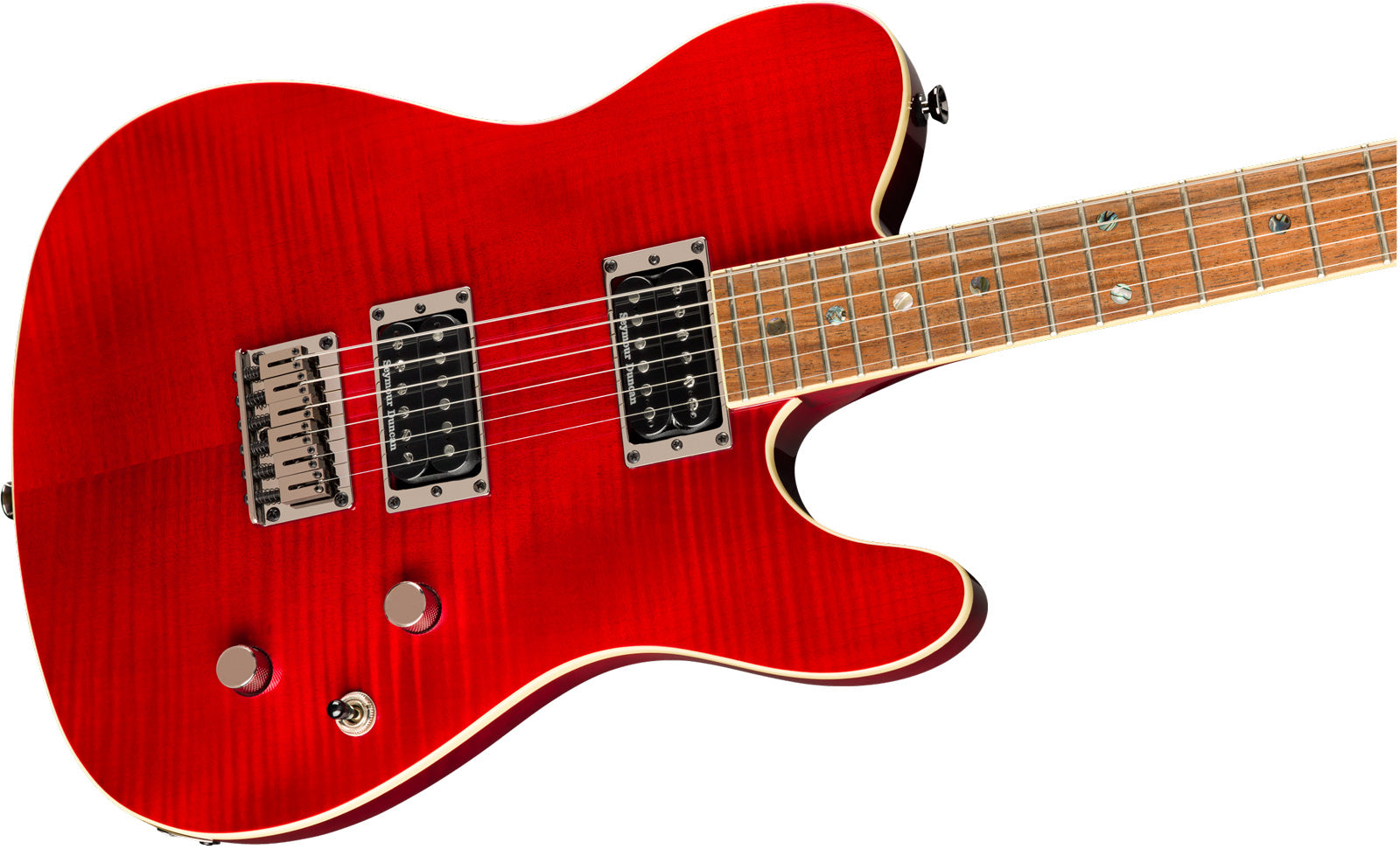 Fender Special Edition Custom Telecaster FMT HH Il Guitarra Eléctrica Crimson Red Transparent 3