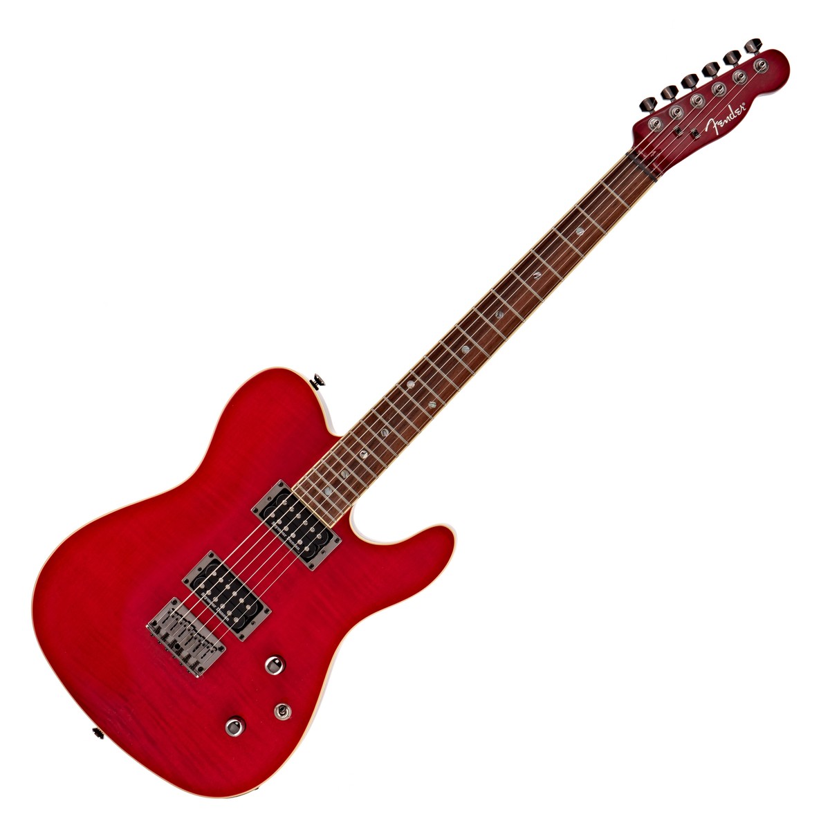 Fender Special Edition Custom Telecaster FMT HH Il Guitarra Eléctrica Crimson Red Transparent 7