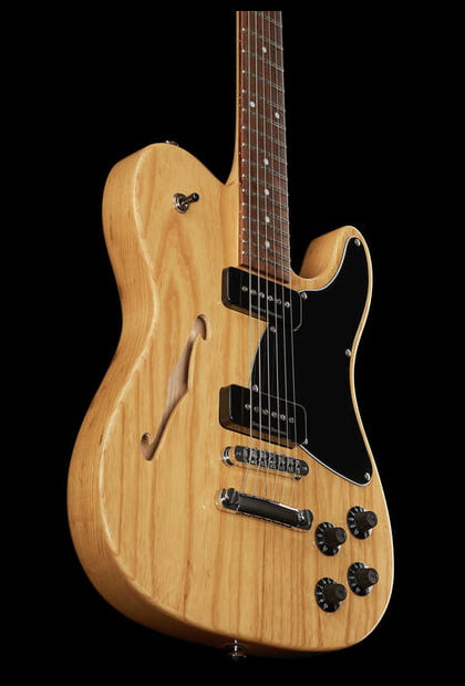 Fender JA90 Jim Adkins Telecaster Thinline IL Guitarra Eléctrica Natural 15