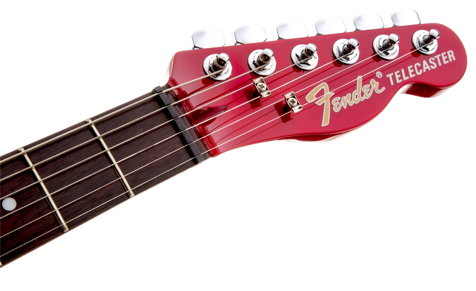 Fender JA90 Jim Adkins Telecaster Thinline IL Guitarra Eléctrica Crimson Red Transparent 6