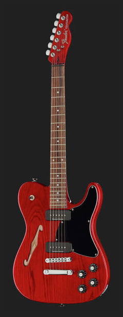 Fender JA90 Jim Adkins Telecaster Thinline IL Guitarra Eléctrica Crimson Red Transparent 9