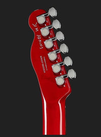 Fender JA90 Jim Adkins Telecaster Thinline IL Guitarra Eléctrica Crimson Red Transparent 14