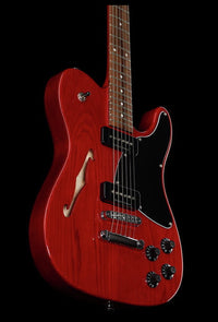 Fender JA90 Jim Adkins Telecaster Thinline IL Guitarra Eléctrica Crimson Red Transparent 15