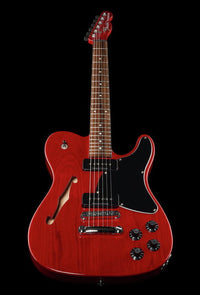 Fender JA90 Jim Adkins Telecaster Thinline IL Guitarra Eléctrica Crimson Red Transparent 20