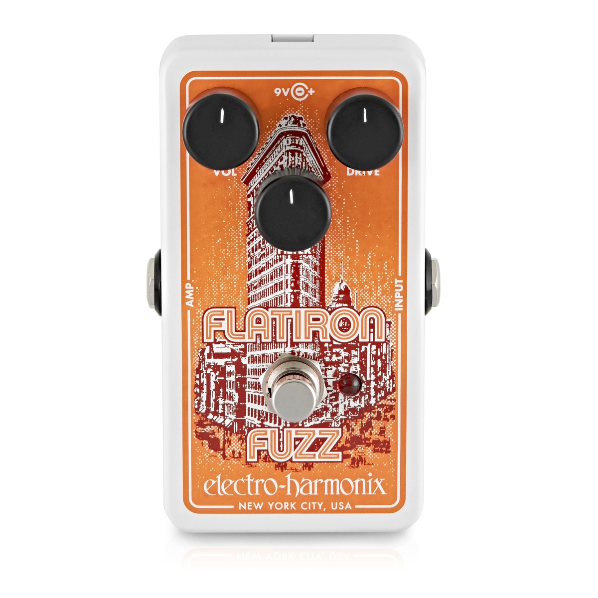 Electro Harmonix Flatiron Fuzz Pedal Distorsión 11