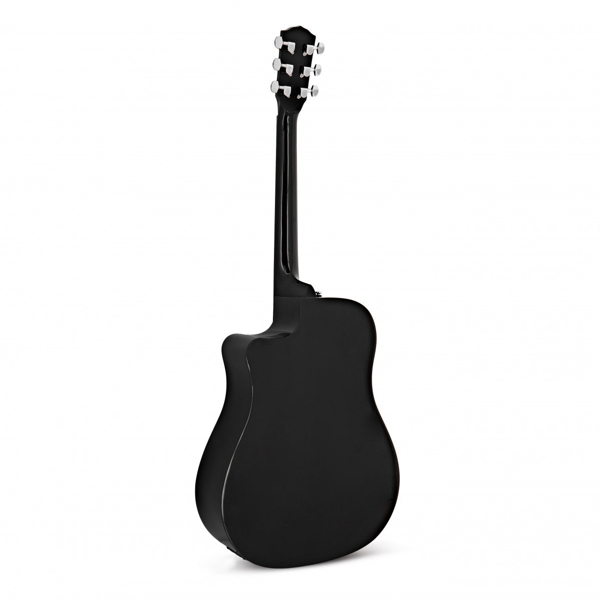 Fender CD60SCE BLK WN Guitarra Electroacústica Dreadnought Negra 8