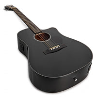 Fender CD60SCE BLK WN Guitarra Electroacústica Dreadnought Negra 9