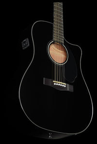 Fender CD60SCE BLK WN Guitarra Electroacústica Dreadnought Negra 16