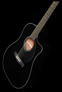 Fender CD60SCE BLK WN Guitarra Electroacústica Dreadnought Negra 20