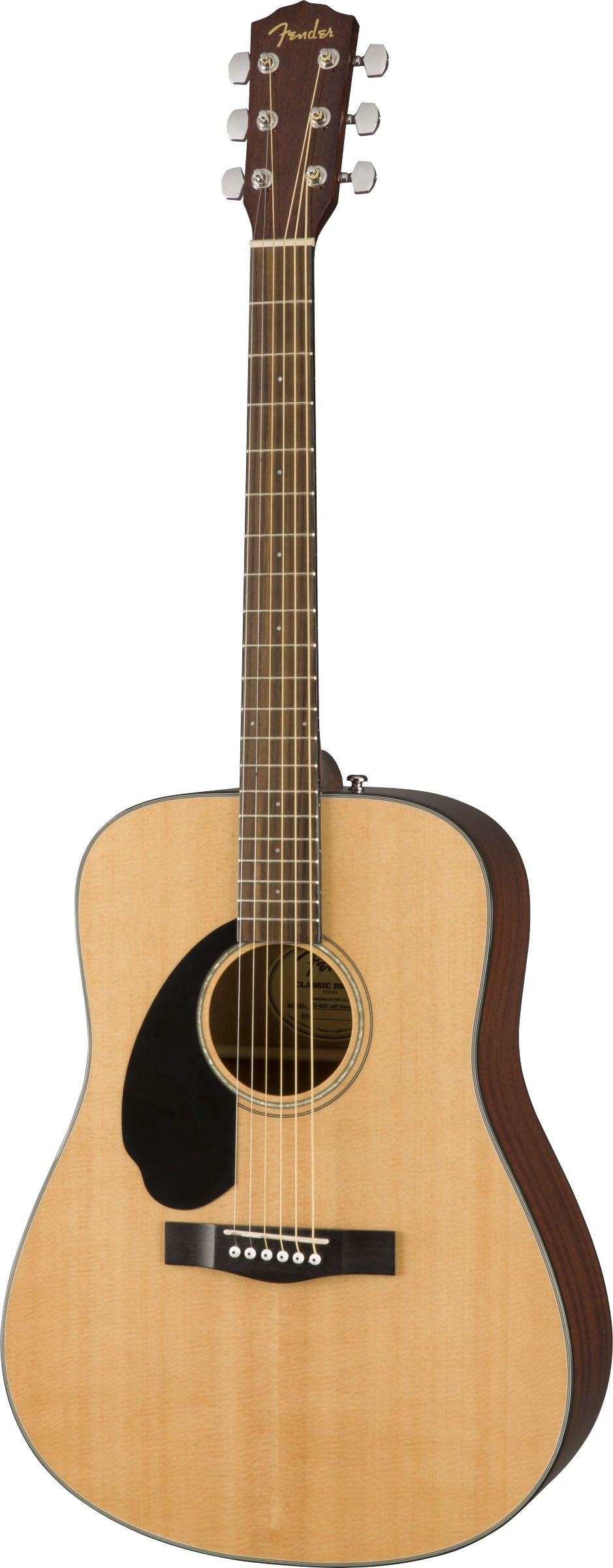 Fender CD60S LH WN Guitarra Acústica Dreadnought Zurdos Natural 2