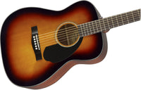 Fender CC60S 3TS WN Guitarra Acústica Concierto 3 Colores Sunburst 4