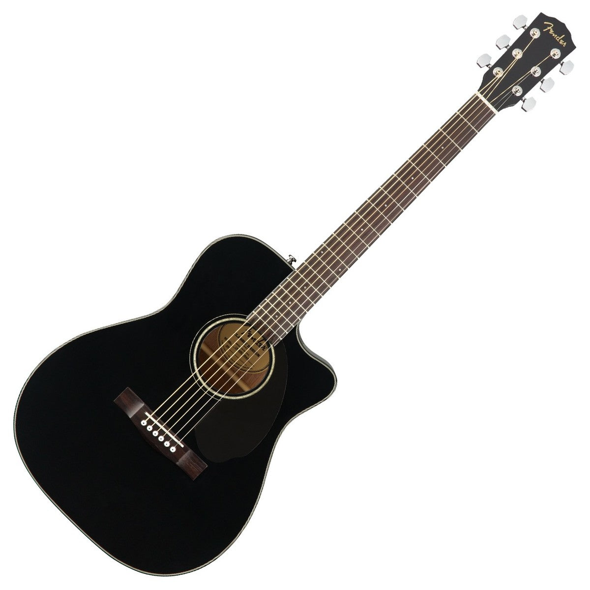 Fender CC60SCE WN Guitarra Electroacústica Concierto Negra 8