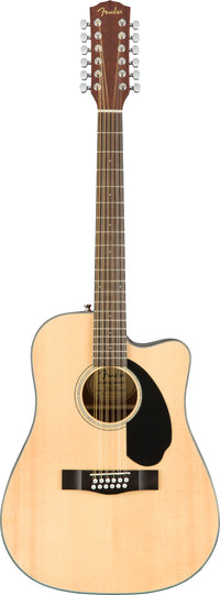 Fender CD60SCE 12 Strings WN Guitarra Electroacústica 12 Cuerdas Dreadnought Natural 1