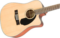 Fender CD60SCE 12 Strings WN Guitarra Electroacústica 12 Cuerdas Dreadnought Natural 4