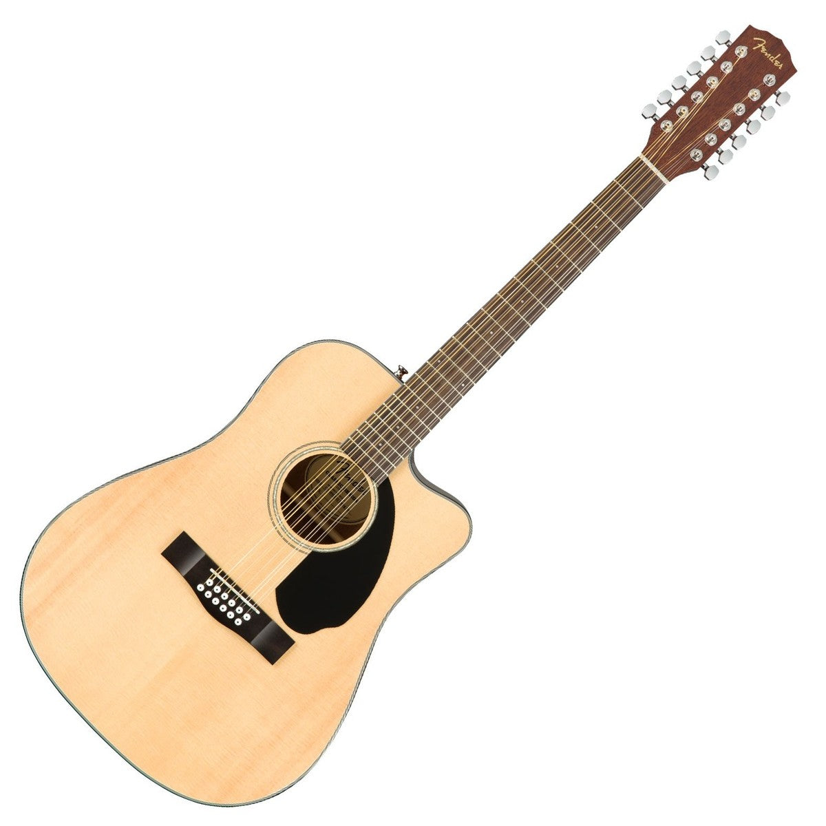 Fender CD60SCE 12 Strings WN Guitarra Electroacústica 12 Cuerdas Dreadnought Natural 9