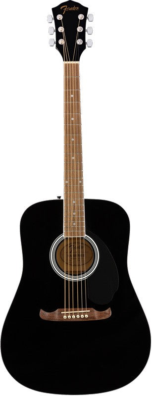 Fender FA125 BLK Guitarra Acústica Dreadnought Negra 1