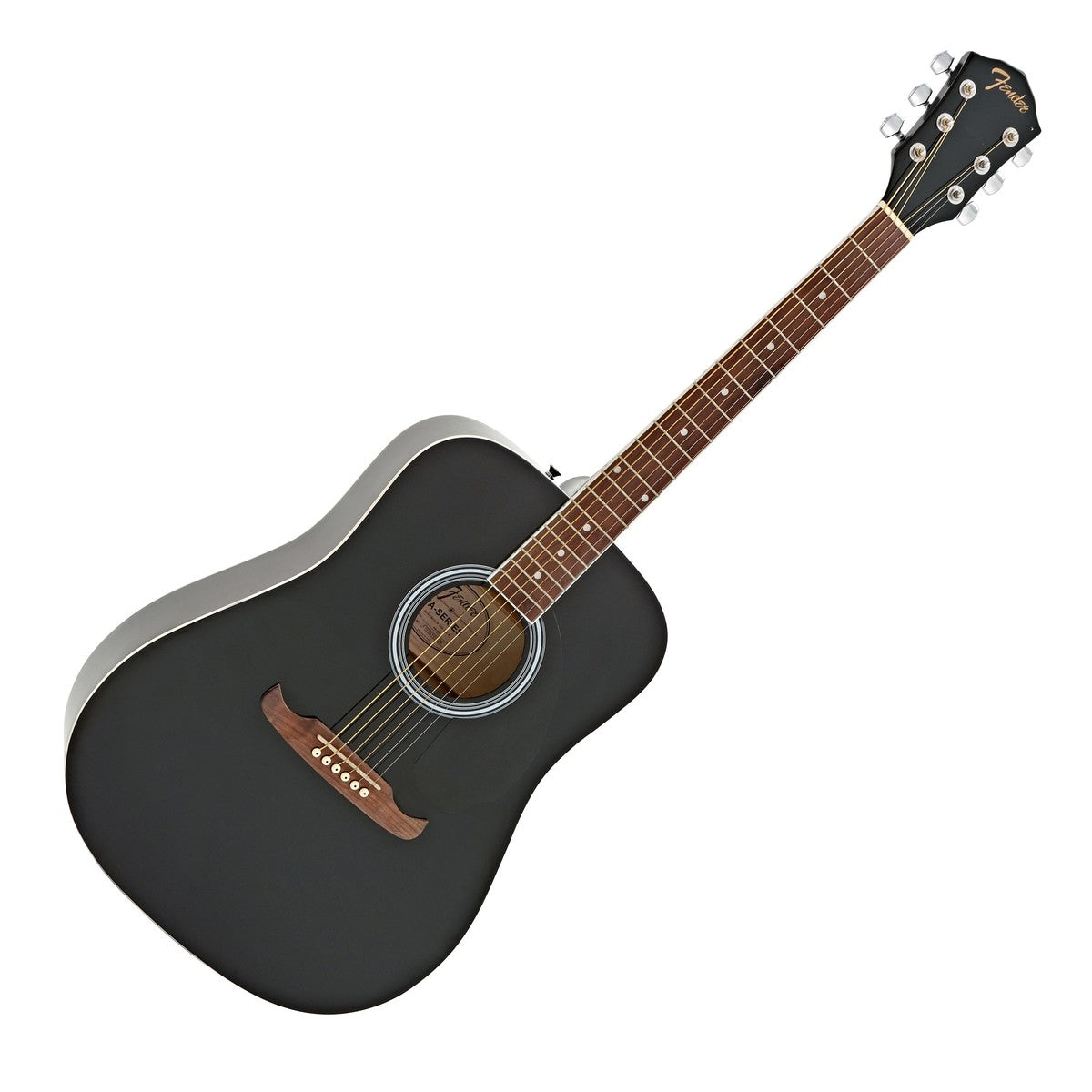 Fender FA125 BLK Guitarra Acústica Dreadnought Negra 7