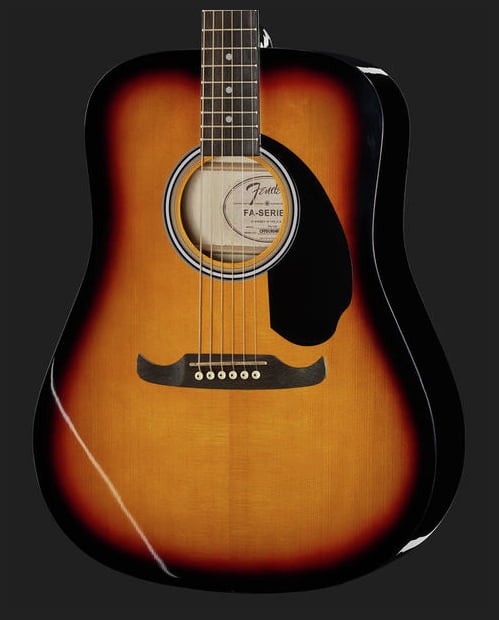 Fender FA125 SB Guitarra Acústica Dreadnought Sunburst 8