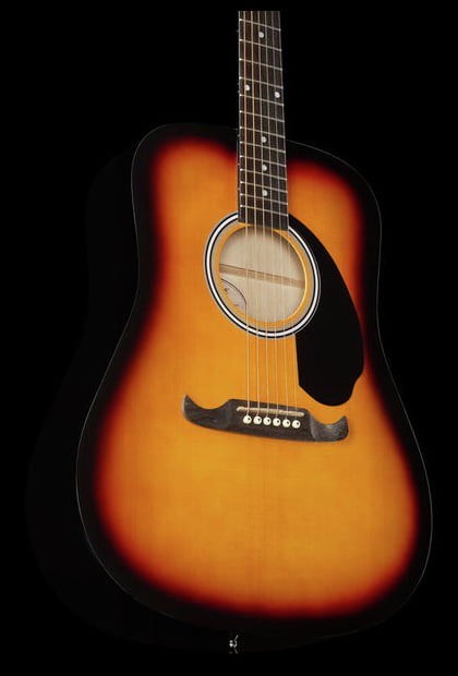 Fender FA125 SB Guitarra Acústica Dreadnought Sunburst 11