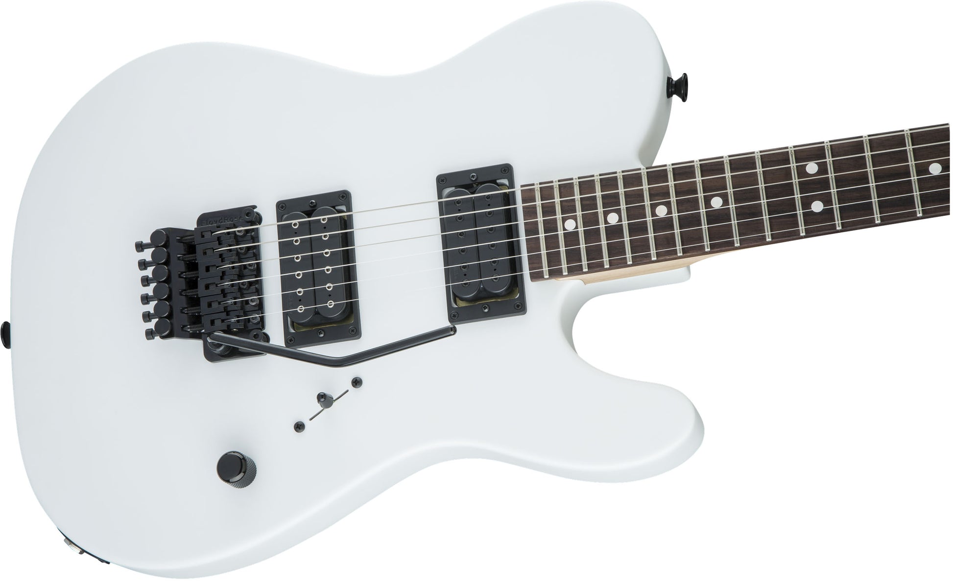 Charvel USA Select San Dimas Style 2 HH FR RW Guitarra Eléctrica Snow Blind Satin 5