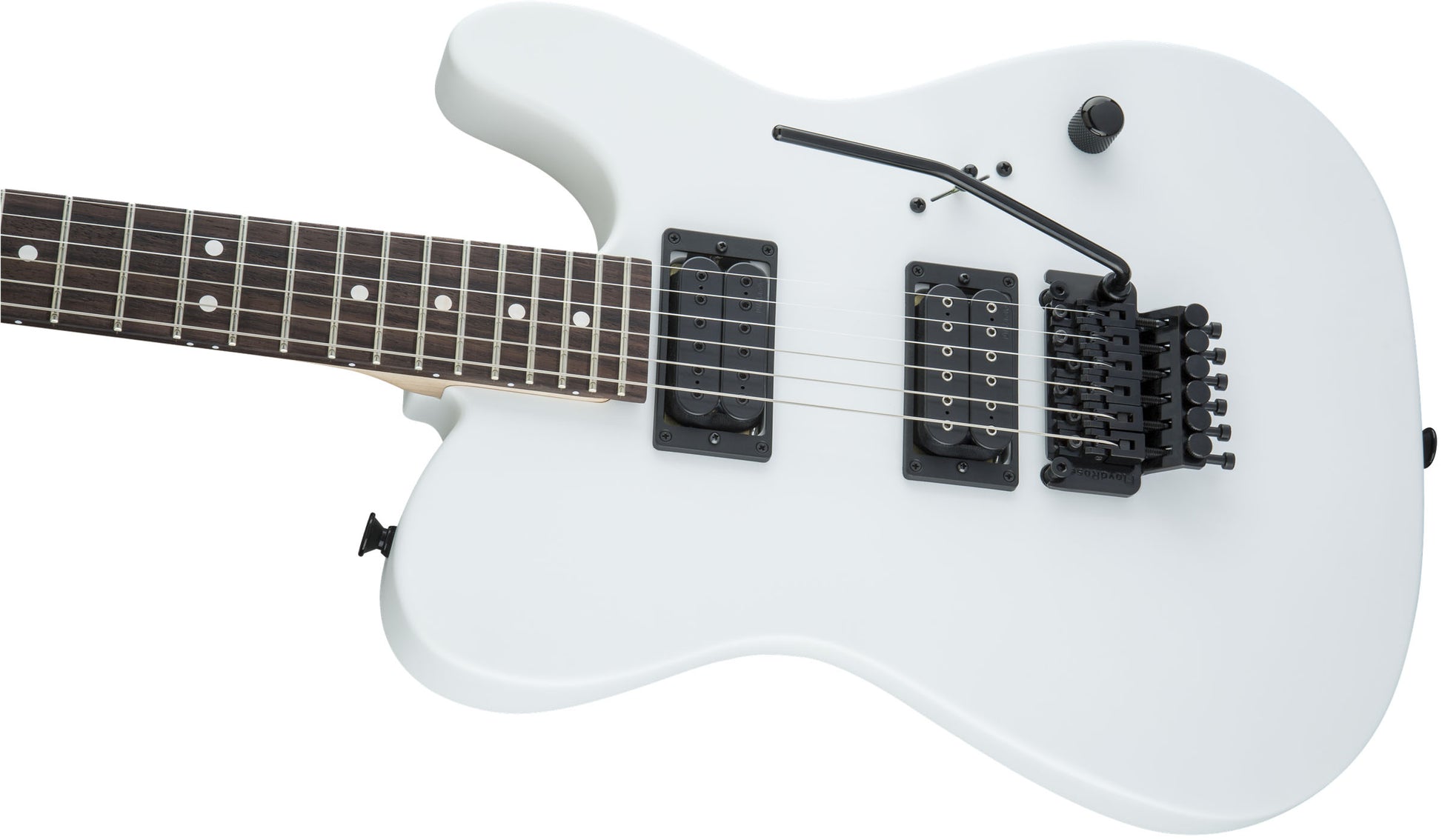 Charvel USA Select San Dimas Style 2 HH FR RW Guitarra Eléctrica Snow Blind Satin 7