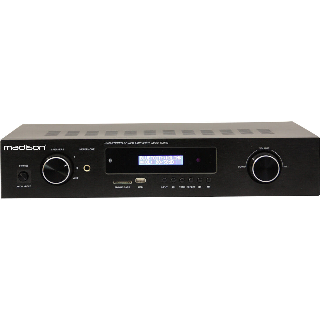 Madison MAD1400BT-BK Amplificador Hifi Estéreo 1