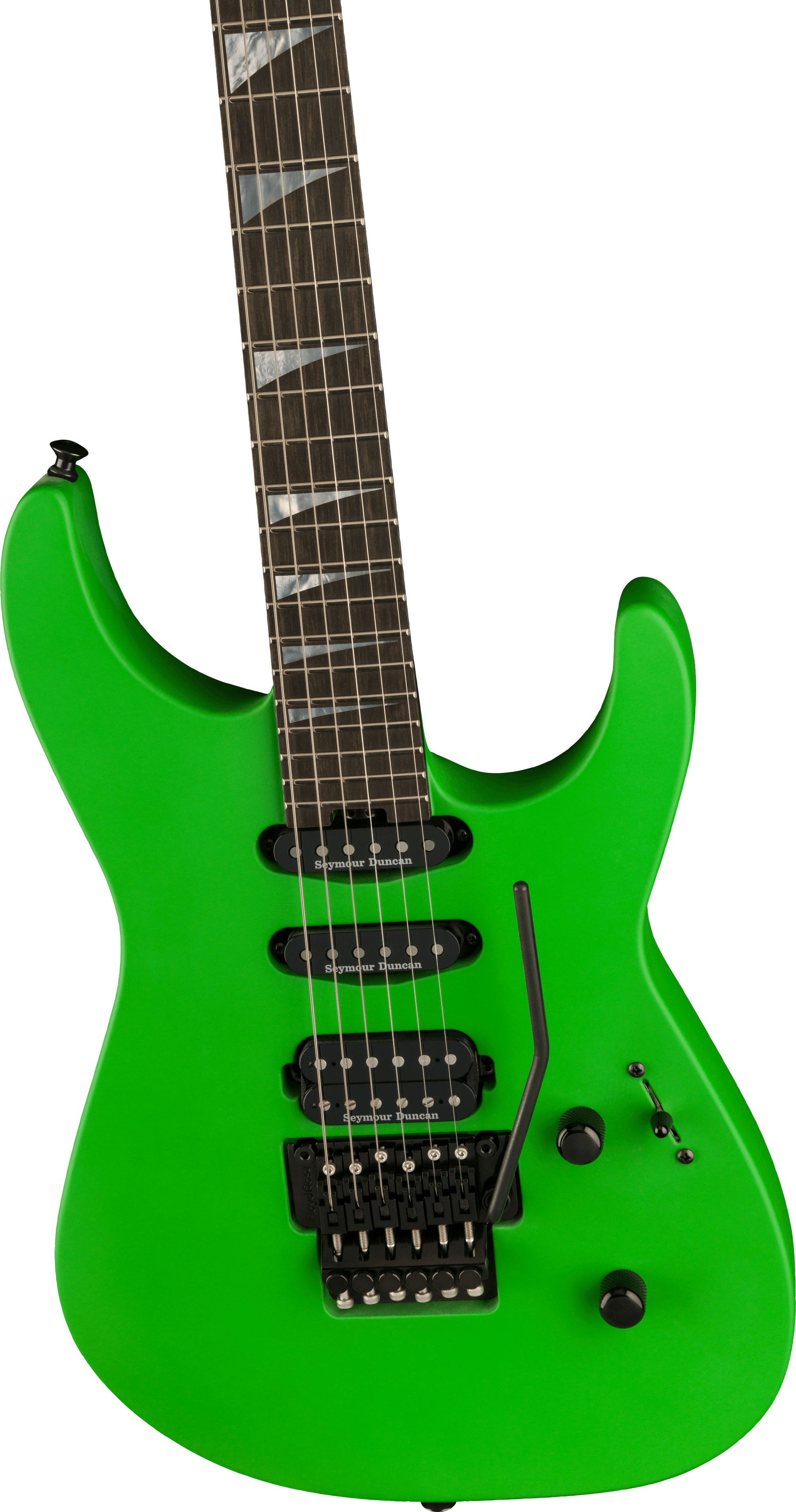 Jackson American Soloist SL3 EB Guitarra Eléctrica Satin Slime Green 3