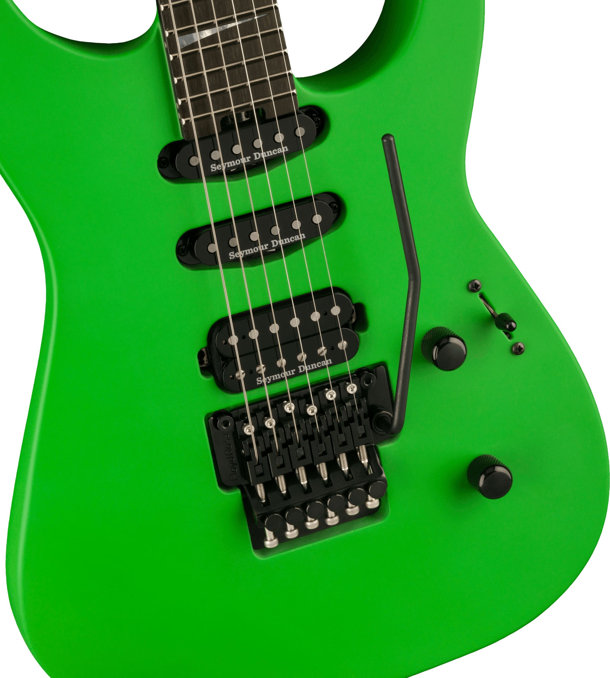 Jackson American Soloist SL3 EB Guitarra Eléctrica Satin Slime Green 4