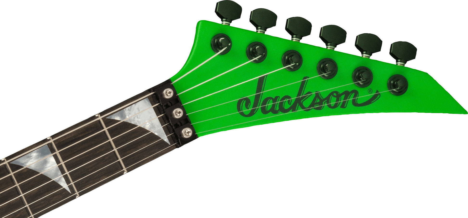 Jackson American Soloist SL3 EB Guitarra Eléctrica Satin Slime Green 5