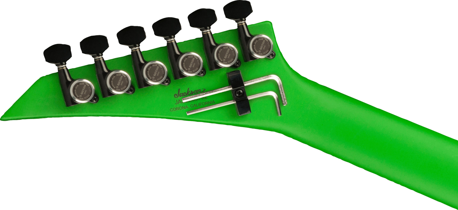 Jackson American Soloist SL3 EB Guitarra Eléctrica Satin Slime Green 6