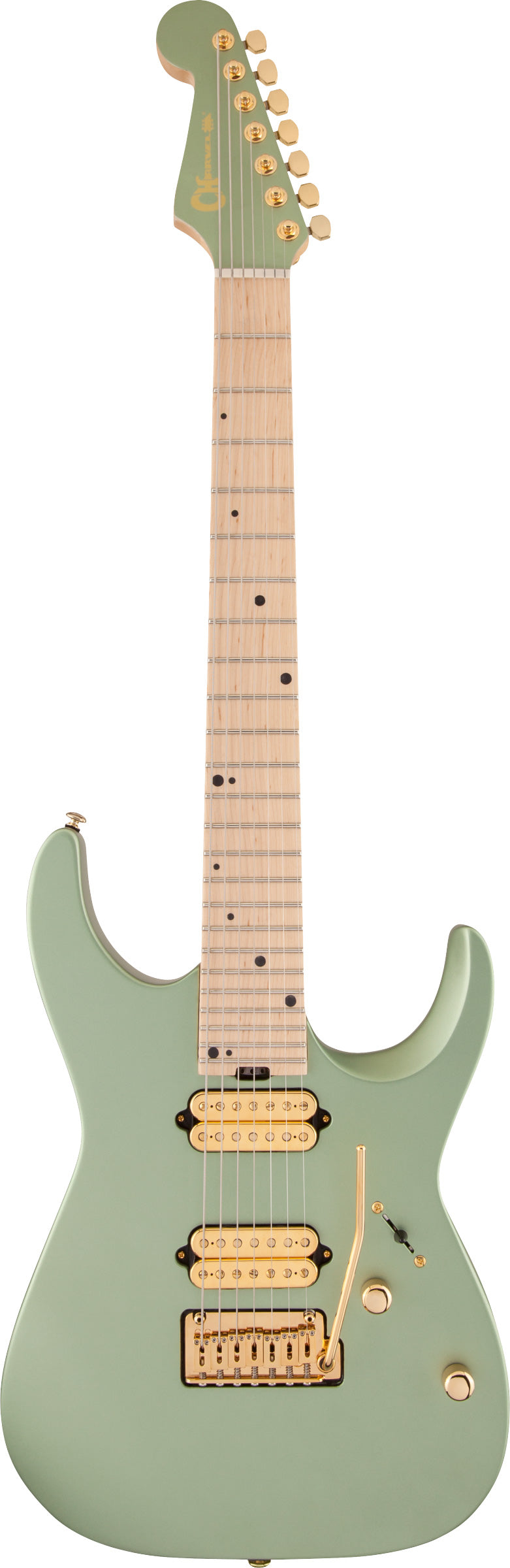 Charvel Angel Vivaldi Signature PRO MOD DK24-7 Nova MN Guitarra Eléctrica Satin Sage Green 1