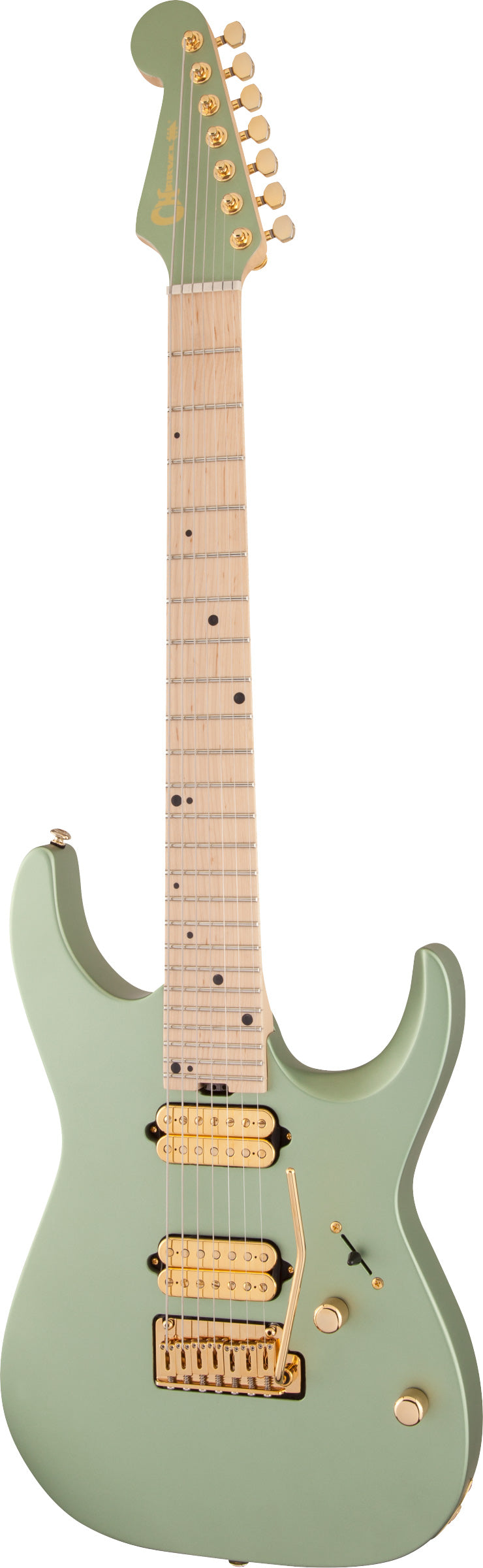 Charvel Angel Vivaldi Signature PRO MOD DK24-7 Nova MN Guitarra Eléctrica Satin Sage Green 3