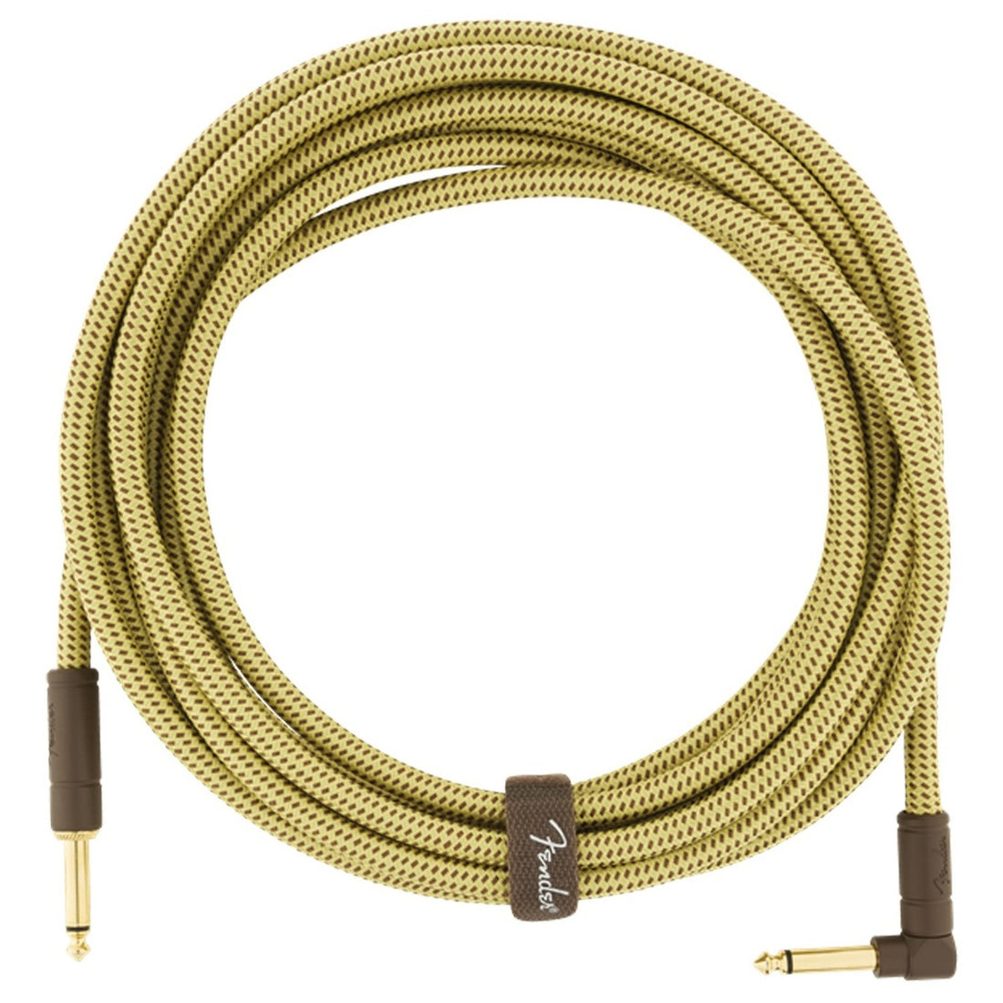 Fender 0990820082 Deluxe Cable Instrumento Recto Angulado 5.5 Metros Tweed 1