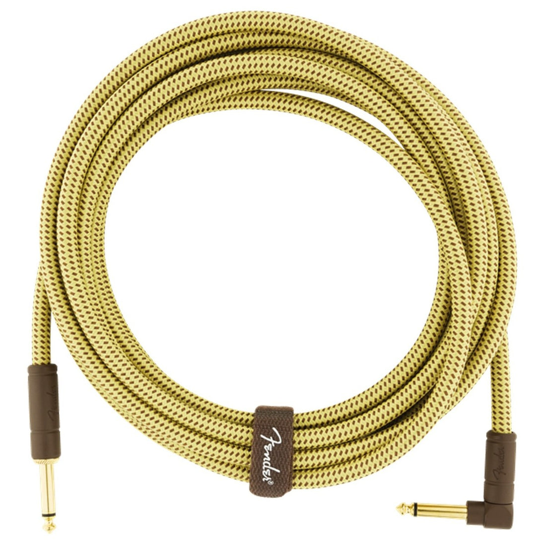 Fender 0990820086 Deluxe Cable Instrumento Recto Angulado 4.5 Metros Tweed 1