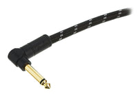 Fender 0990820090 Deluxe Cable Instrumento Recto Angulado 3 Metros Black Tweed 2