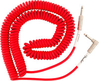 Fender 0990823005 Original Series Cable Instrumento Rizado Jack Recto Angulado 9M Fiesta Red 1