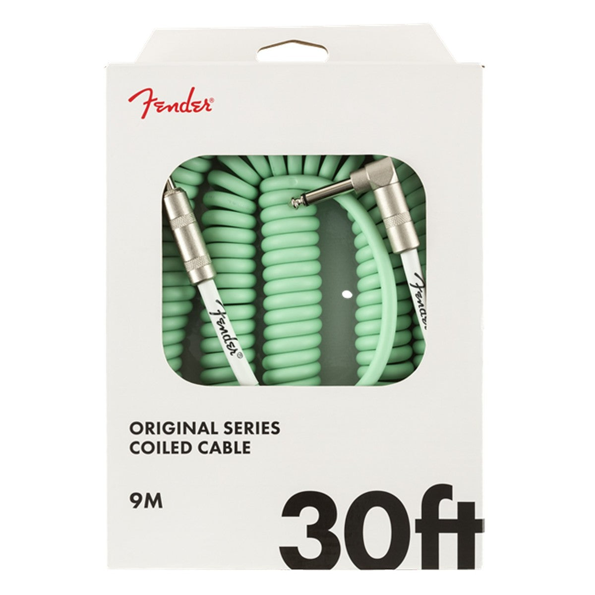 Fender 0990823007 Original Series Cable Instrumento Rizado Jack Recto Angulado 9M Surf Green 4