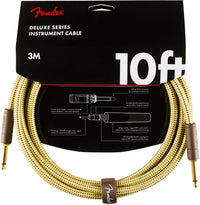 Fender 0990820089 Deluxe Cable Instrumento 3 Metros Tweed 3