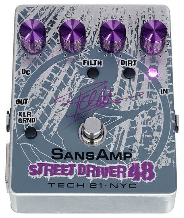 Tech 21 FB48 Sansamp Street Driver Signature Frank Bello Pedal Preamplificador Bajo 3