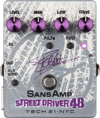 Tech 21 FB48 Sansamp Street Driver Signature Frank Bello Pedal Preamplificador Bajo 13