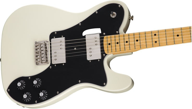 Squier Classic Vibe 70S Telecaster Deluxe MN Guitarra Eléctrica Olympic White 3