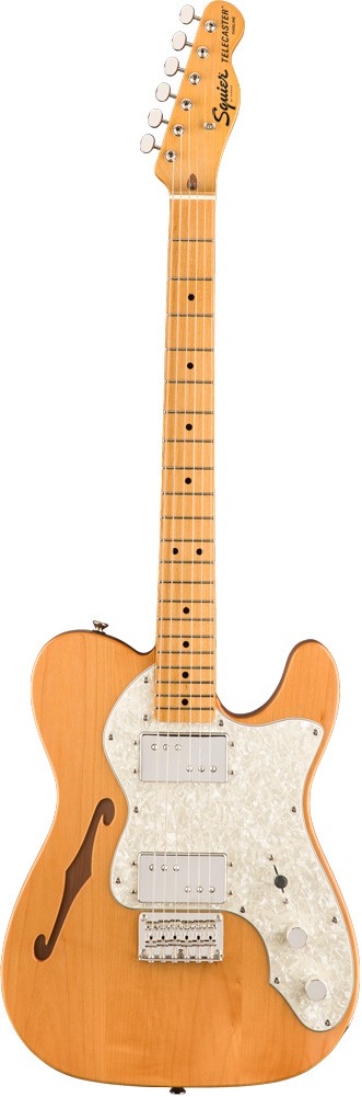 Squier Classic Vibe 70S Telecaster Thinline MN Guitarra Eléctrica Natural 1