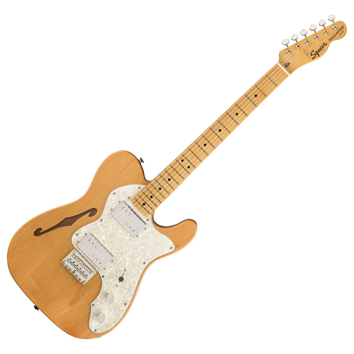 Squier Classic Vibe 70S Telecaster Thinline MN Guitarra Eléctrica Natural 7