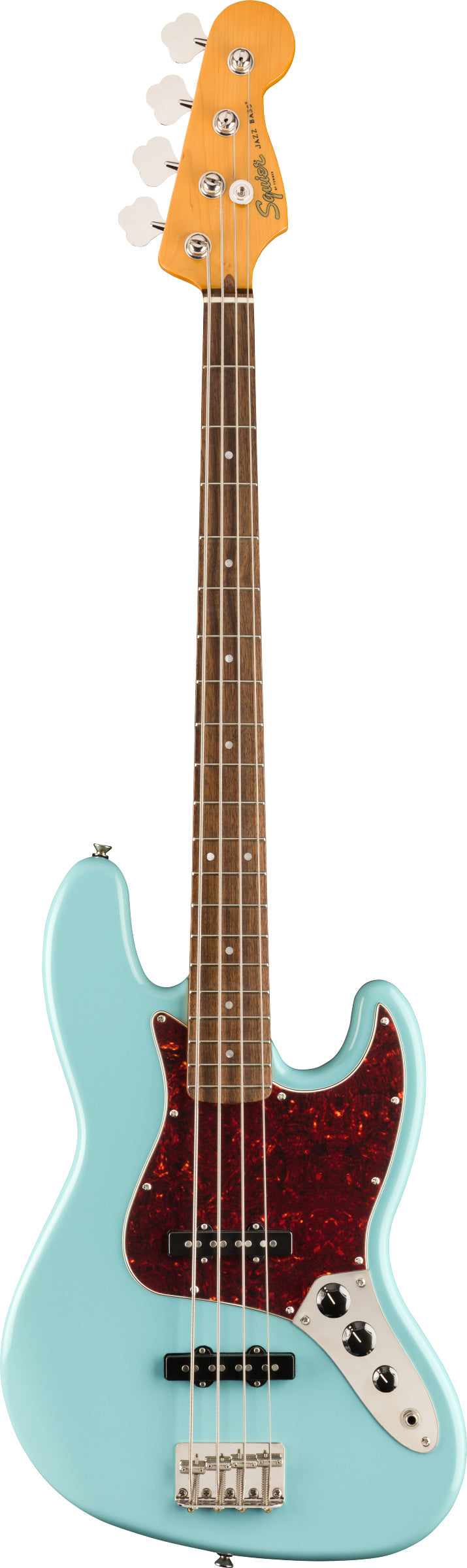 Squier Classic Vibe 60S Jazz Bass IL Bajo Eléctrico Daphne Blue 1