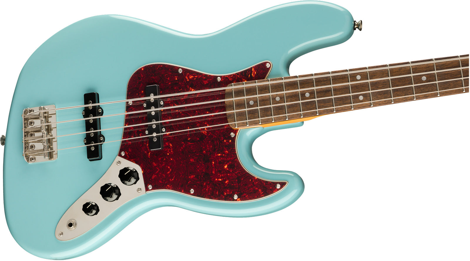 Squier Classic Vibe 60S Jazz Bass IL Bajo Eléctrico Daphne Blue 3