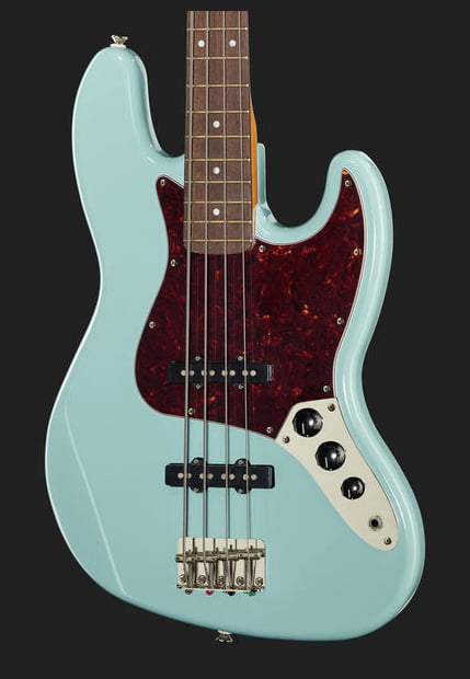 Squier Classic Vibe 60S Jazz Bass IL Bajo Eléctrico Daphne Blue 15