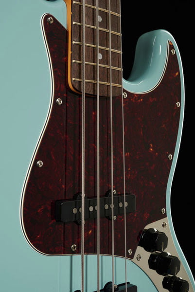 Squier Classic Vibe 60S Jazz Bass IL Bajo Eléctrico Daphne Blue 19