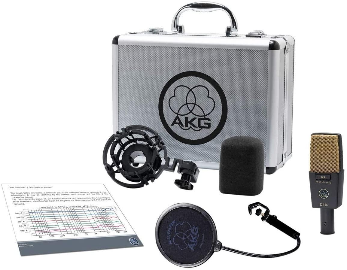 AKG C414XL II Micrófono de Condensador para Estudio 20