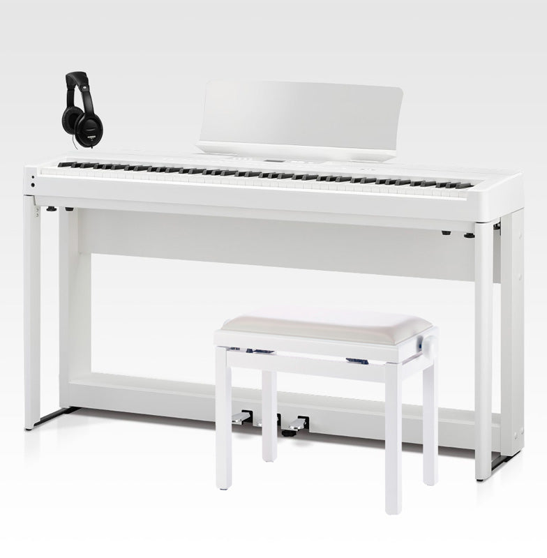 Kawai -Pack- ES920 WH Piano Digital Blanco + Soporte + Pedalera + Banqueta y Auriculares 1