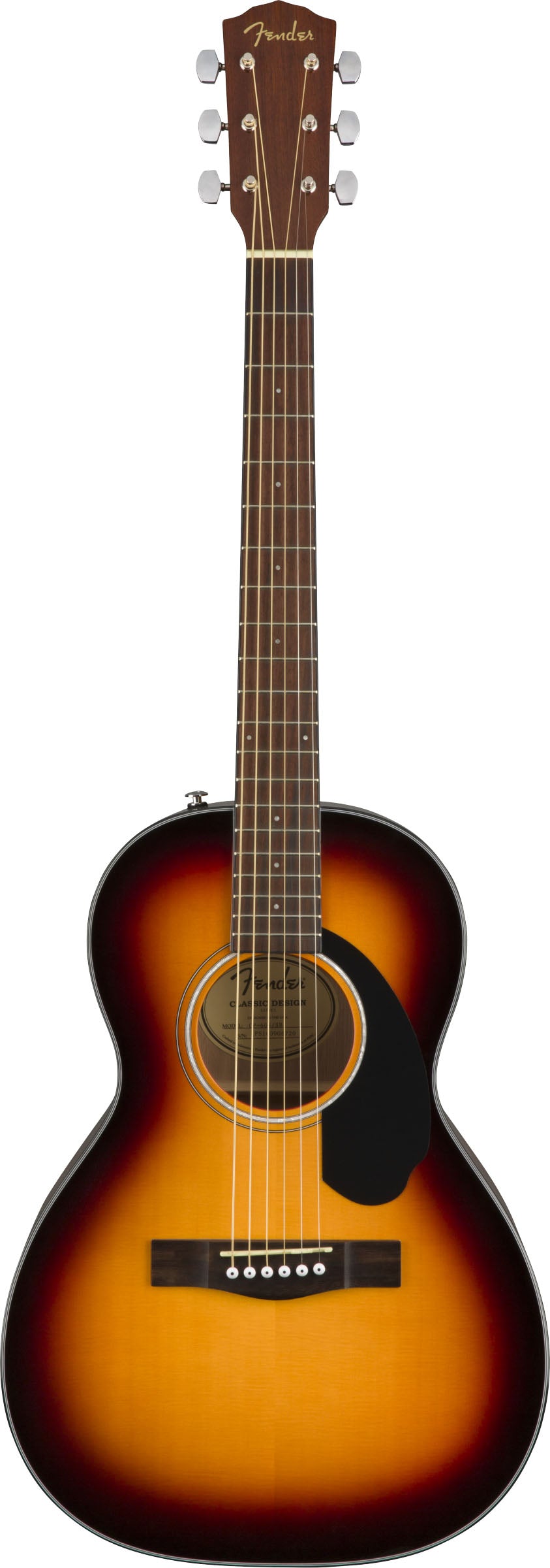 Fender CP60S WN Guitarra Acústica Parlor 3 Colores Sunburst 1